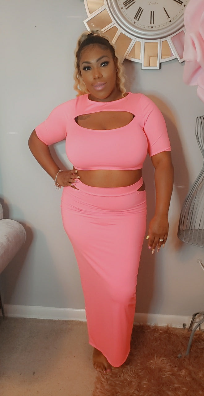 Barbie 2 piece skirt set