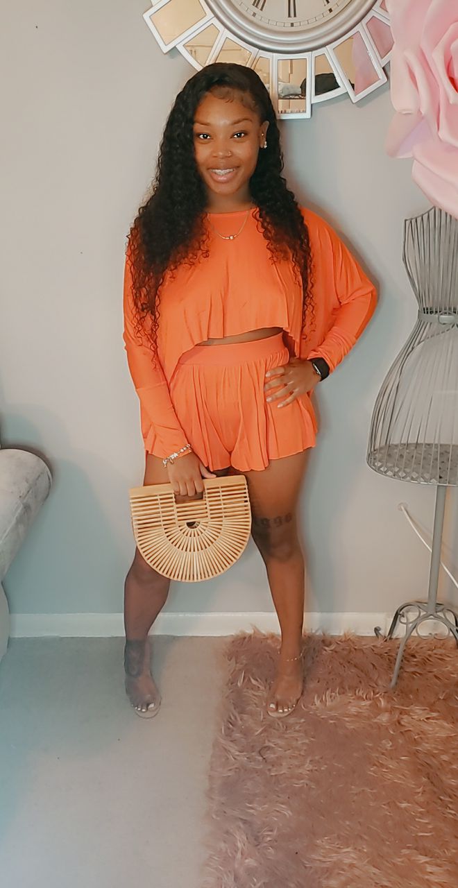 High Low Short Set